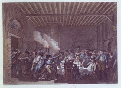 De arrestatie van Lodewijk XVI (1754-93) in Varennes, 22 juni 1791 door Jan Bulthuis